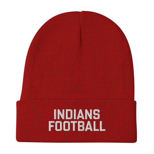 INDIANS FOOTBALL BEANIE